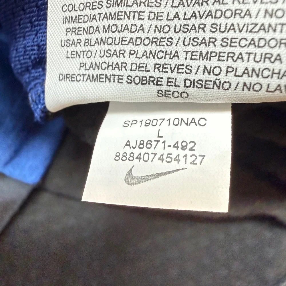 Nike Therma Sphere Womens Large Running Top Blue Colorblock NEW‎